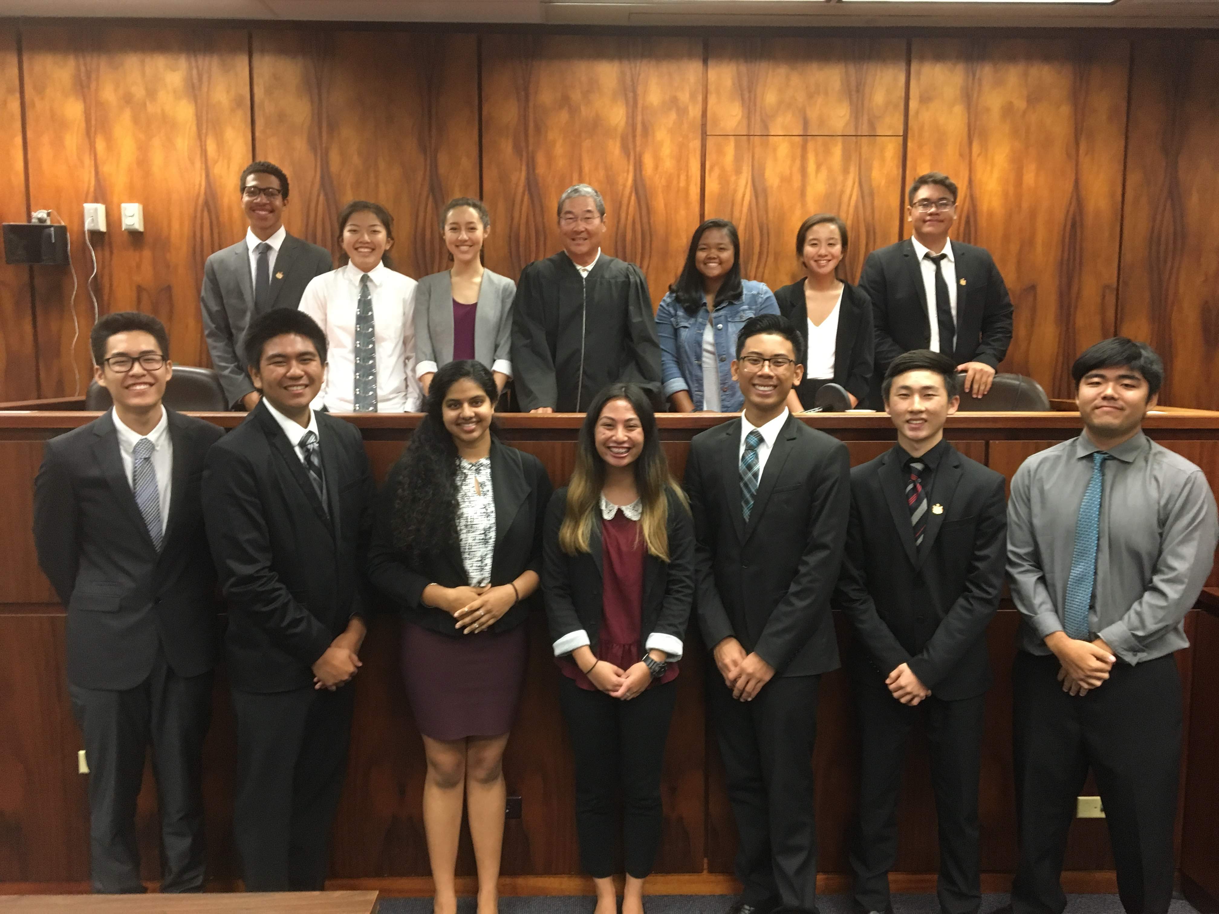 ( The 2018 Richardson Law & Justice Summer program participants)