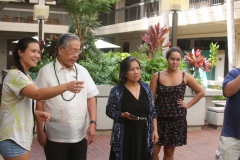 Former Supreme Court Chief Justice of the Philippines Hilario Davide Jr. visits the Law School 